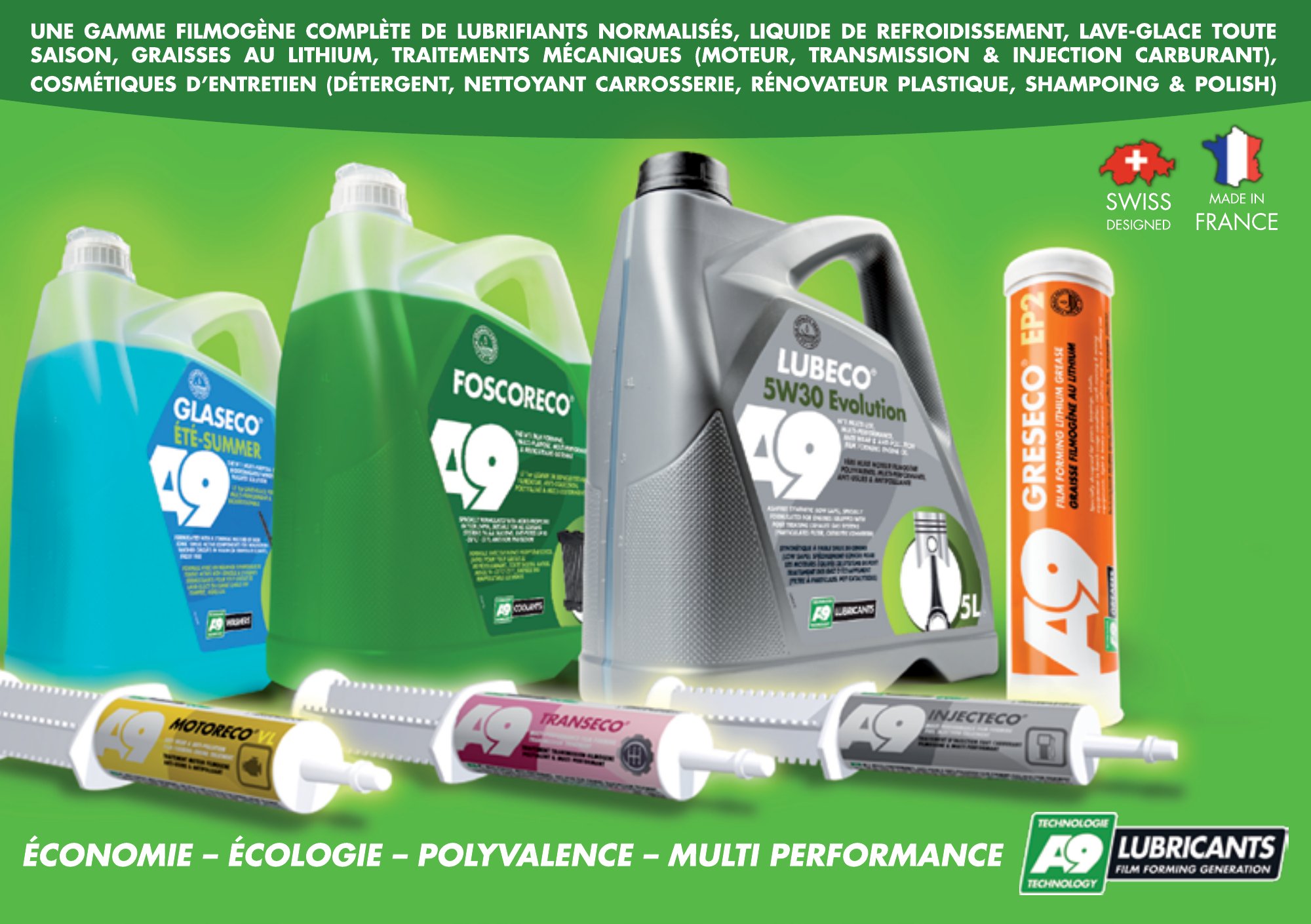 Gamme de produits Technologie A9